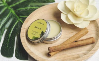 Magnífico y práctico perfume sólido hecho con vaselina
