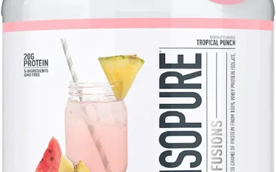Isopure: maravilloso suplemento alimenticio a base de proteína de suero aislada