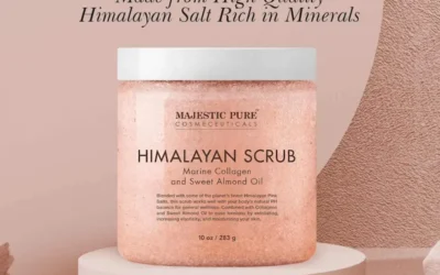 Prueba la maravillosa sal exfoliante corporal del Himalaya de MAJESTIC PURE y tu piel te lo agradecerá