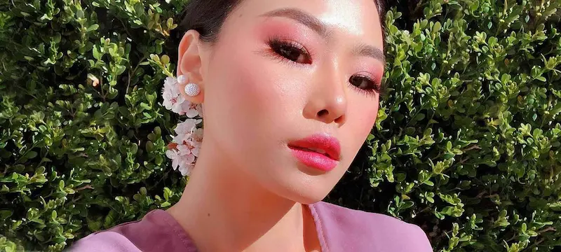 baby pink makeup