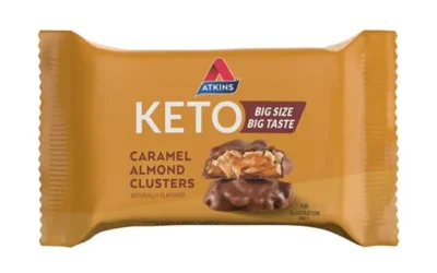 Snacks de almendras con sabor caramelos para una vida keto