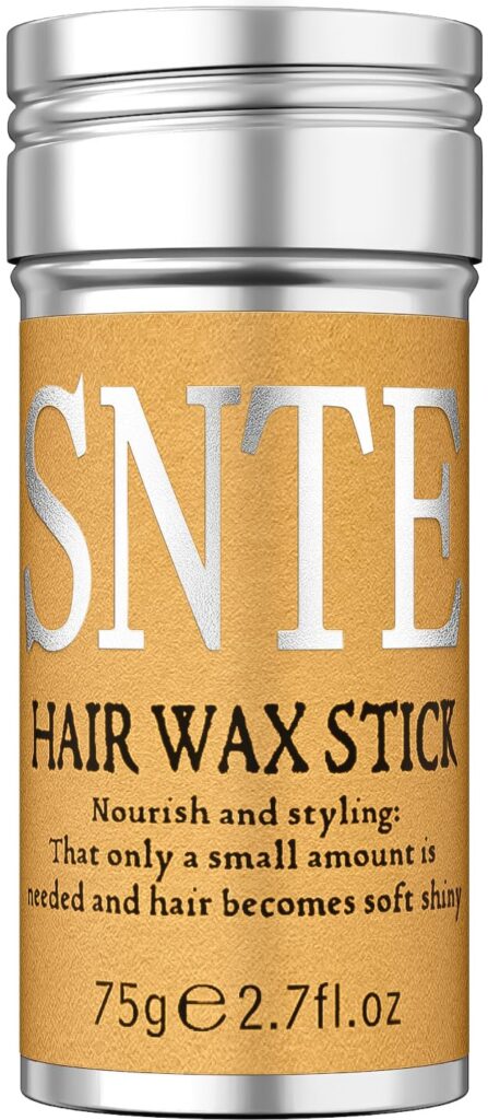 Samnyte Barra de cera para el cabello, barra de cera para el cabello, barra de cera para el cabello Flyaways Hair Gel Stick no graso crema de peinado para volar lejos y control de bordes encrespamiento cabello 2.7 onzas 