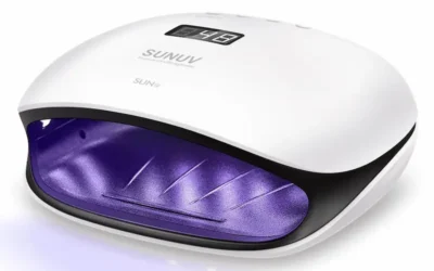Seca tus uñas de forma profesional con el secador de uñas de gel con LED de 48 W UV de la marca SUNUV
