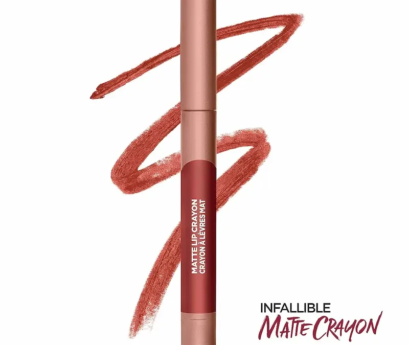 L’Oreal Paris Infallible Matte Lip Crayon Flirty Toffee: un lápiz labial mate de larga duración y color saturado