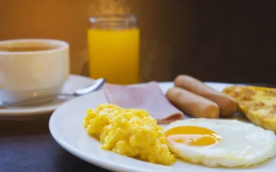 Desayuno ideal con proteínas para una piel sana