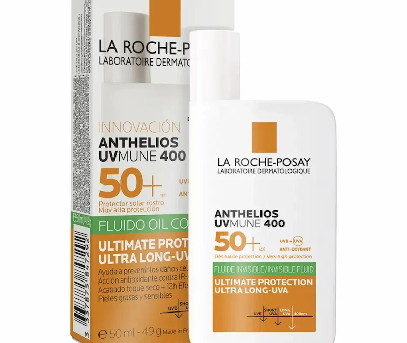 ANTHELIOS UVMUNE 400 FPS50+ OILCONTROL FLUIDO: Protección solar diaria para pieles mixtas y grasas