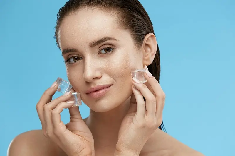 Facial con hielo