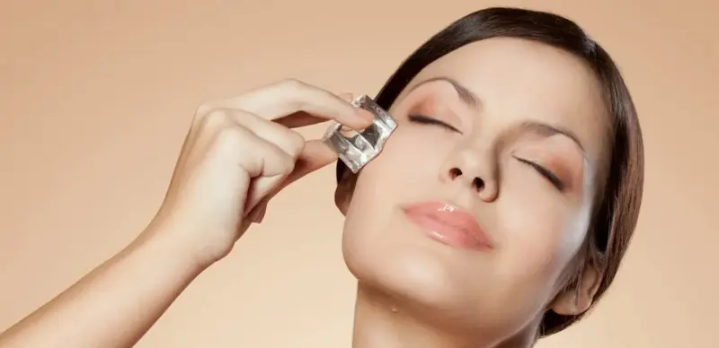 Facial con hielo