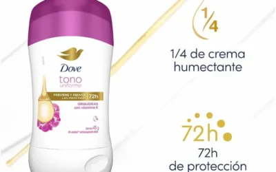 Dove Tono Uniforme Orquídeas: Tu aliado contra las manchas en las axilas