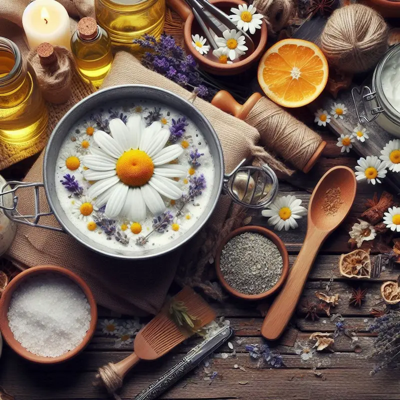 manzanilla y lavanda