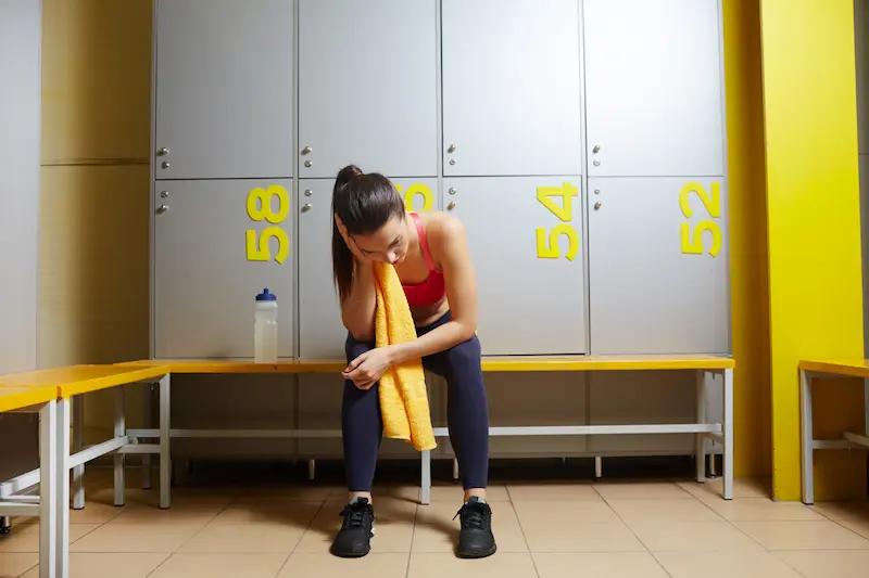 miedo en el gimnasio