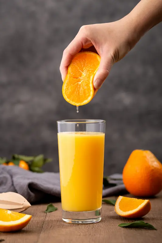 jugo de naranja