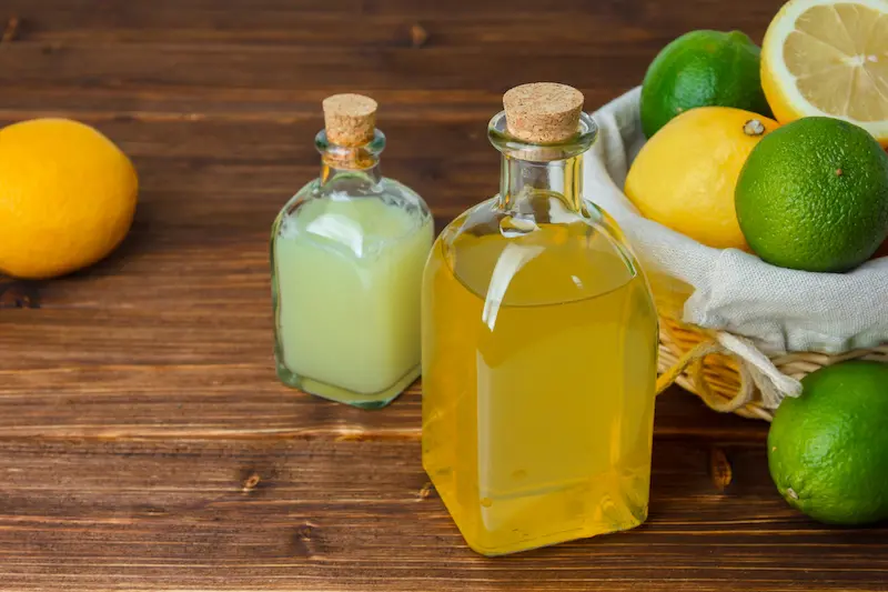 aceite de oliva y limón