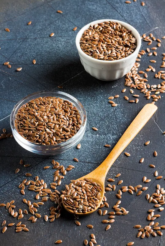 crema de linaza y romero
