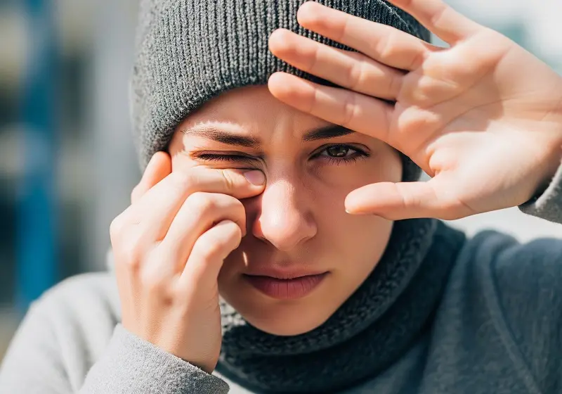 Luz Azul contra el Ojo Seco