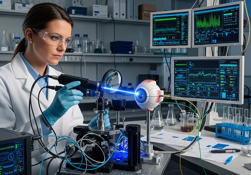 Luz Azul contra el Ojo Seco