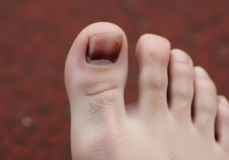 Uña Negra o "Dedo del Corredor"